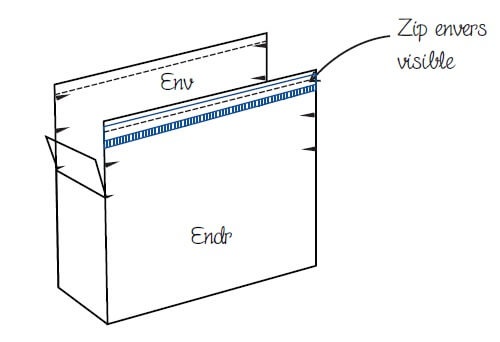 Croquis zip pochette